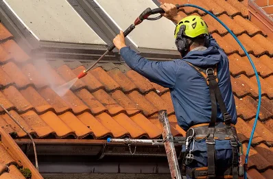 Démoussage et hydrofuge de toiture à Haut-de-Bosdarros